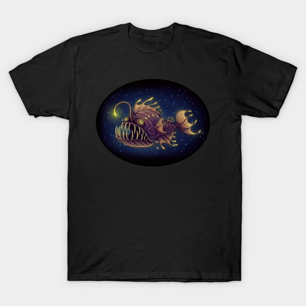 Angler Fish T-Shirt by DoomedDreamer